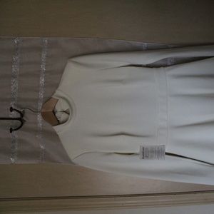 Bebe Womens White Skinny Dress NEW WITH TAGS SizeM